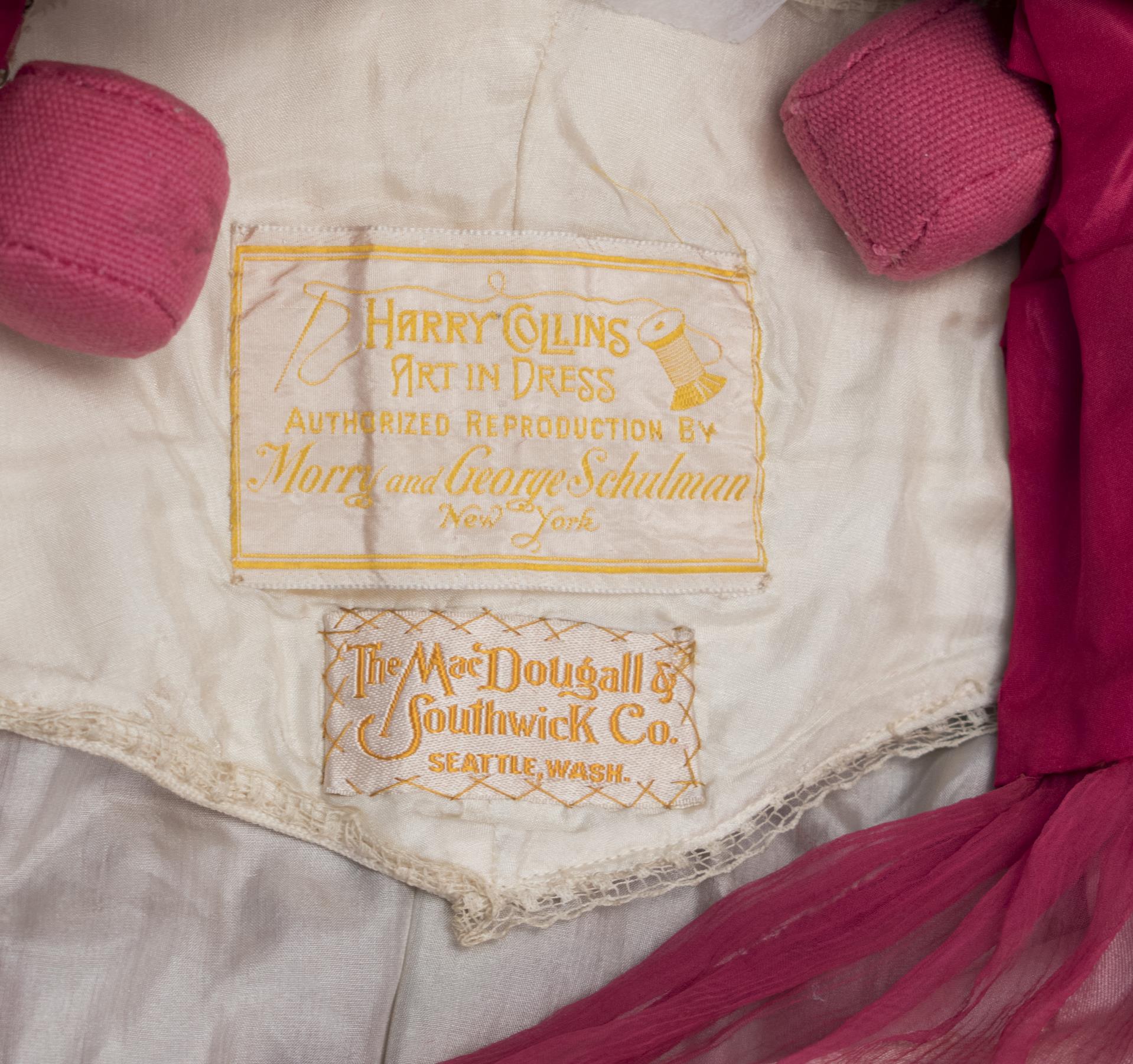 Image of Chiffon and taffeta dress from MacDougall & Southwick, ca. 1915